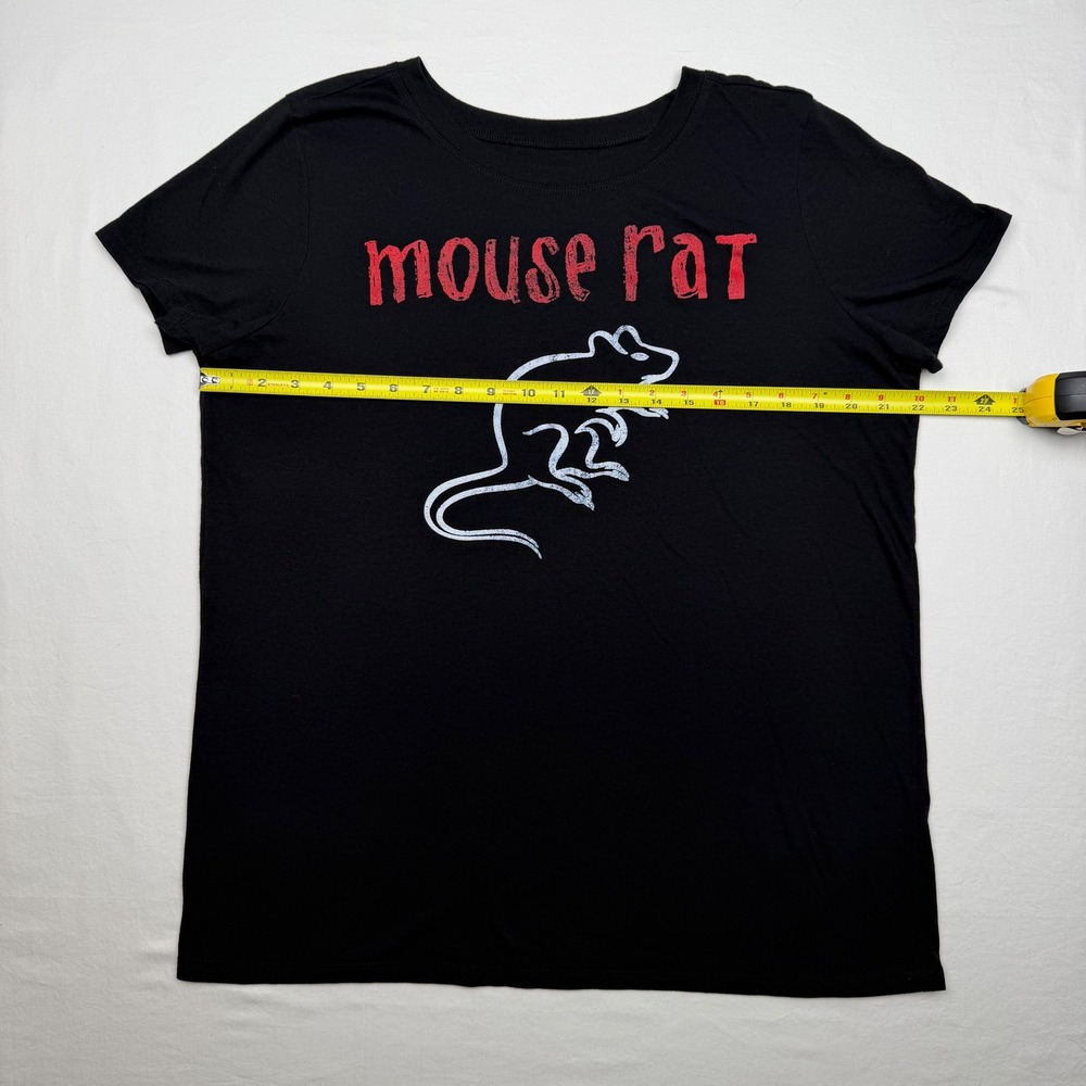 Parks and Recreation Mouse Rat T Shirt Black Women's Torrid Sz 1 approx XL - Picture 4 of 6